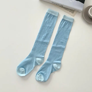 See-through Pleated Warmer Knee Socks Long Socks Collection