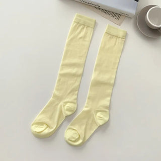 See-through Pleated Warmer Knee Socks Long Socks Collection