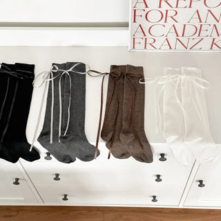 See-through Pleated Warmer Knee Socks Long Socks Collection