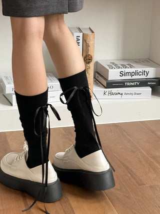 See-through Pleated Warmer Knee Socks Long Socks Collection