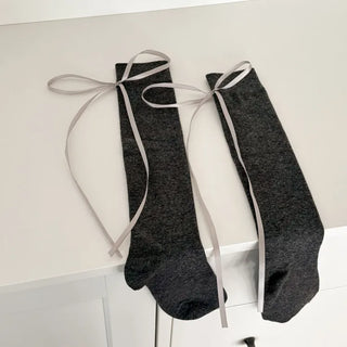 See-through Pleated Warmer Knee Socks Long Socks Collection