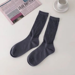 See-through Pleated Warmer Knee Socks Long Socks Collection