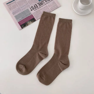 See-through Pleated Warmer Knee Socks Long Socks Collection
