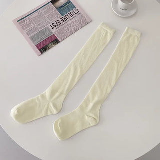 See-through Pleated Warmer Knee Socks Long Socks Collection