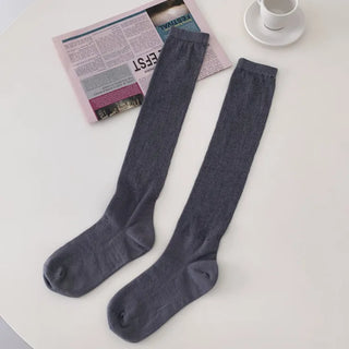 See-through Pleated Warmer Knee Socks Long Socks Collection