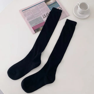 See-through Pleated Warmer Knee Socks Long Socks Collection