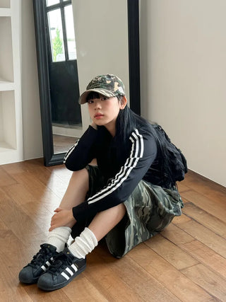 New New Military Embroidered Camo Ball Cap