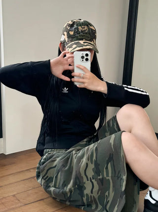 New New Military Embroidered Camo Ball Cap