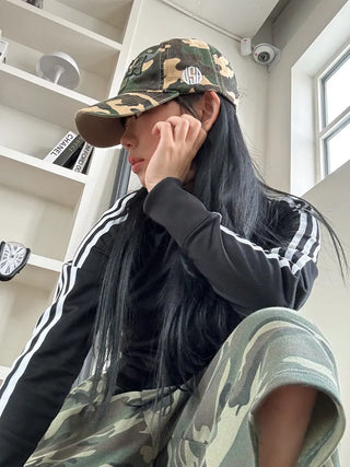 New New Military Embroidered Camo Ball Cap