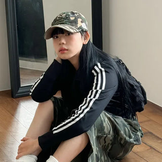 New New Military Embroidered Camo Ball Cap