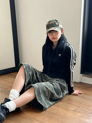 New New Military Embroidered Camo Ball Cap