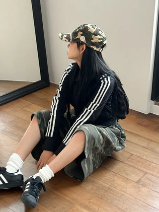 New New Military Embroidered Camo Ball Cap