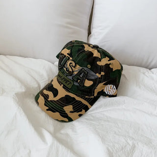 New New Military Embroidered Camo Ball Cap
