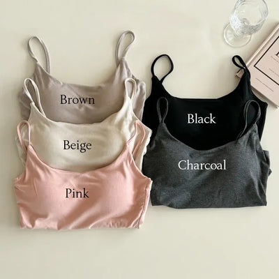 Soft Tex Sleeveless Bralette with Cups