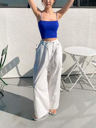 Blue Waterbomb Summer Swag Festival Sleeveless Bralette, Sleeveless Bralette, Blue Sleeveless Top Collection