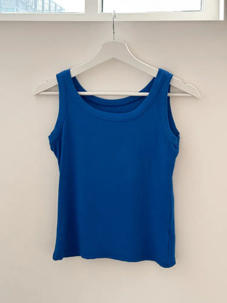 Blue Waterbomb Summer Swag Festival Sleeveless Bralette, Sleeveless Bralette, Blue Sleeveless Top Collection