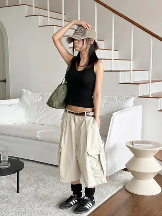 Ronnie Basic Plain Side Breast Cover Cup Sleeveless Bralette