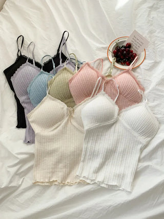 Cool Summer Wireless Tube Tops, Swimwear Innerwear, Sleeveless Cup Tops, Bralettes