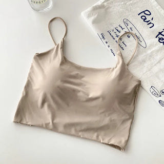 Cool Summer Wireless Tube Tops, Swimwear Innerwear, Sleeveless Cup Tops, Bralettes