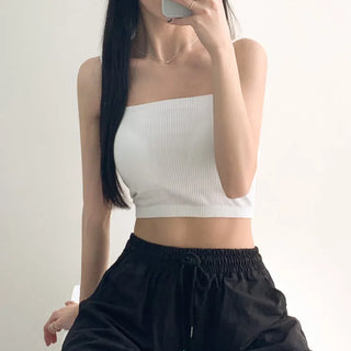Cool Summer Wireless Tube Tops, Swimwear Innerwear, Sleeveless Cup Tops, Bralettes