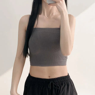 Cool Summer Wireless Tube Tops, Swimwear Innerwear, Sleeveless Cup Tops, Bralettes