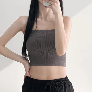 Cool Summer Wireless Tube Tops, Swimwear Innerwear, Sleeveless Cup Tops, Bralettes