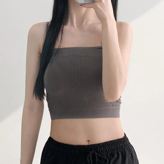 Cool Summer Wireless Tube Tops, Swimwear Innerwear, Sleeveless Cup Tops, Bralettes