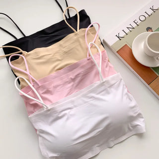 Cool Summer Wireless Tube Tops, Swimwear Innerwear, Sleeveless Cup Tops, Bralettes