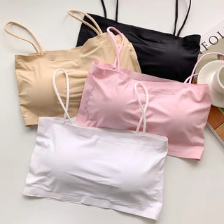 Cool Summer Wireless Tube Tops, Swimwear Innerwear, Sleeveless Cup Tops, Bralettes