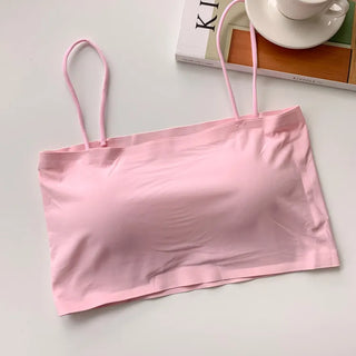 Cool Summer Wireless Tube Tops, Swimwear Innerwear, Sleeveless Cup Tops, Bralettes