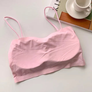 Cool Summer Wireless Tube Tops, Swimwear Innerwear, Sleeveless Cup Tops, Bralettes
