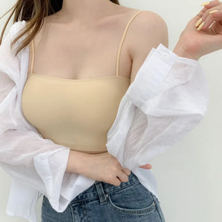 Cool Summer Wireless Tube Tops, Swimwear Innerwear, Sleeveless Cup Tops, Bralettes