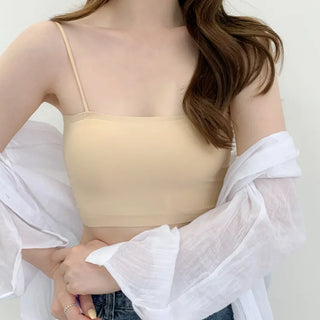 Cool Summer Wireless Tube Tops, Swimwear Innerwear, Sleeveless Cup Tops, Bralettes