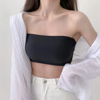 Cool Summer Wireless Tube Tops, Swimwear Innerwear, Sleeveless Cup Tops, Bralettes