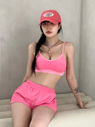 Soft Terry Towel Elastic Waist Wet Show Water Pants Bikini Swimsuit