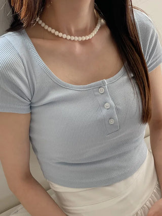 Pastel Round Gemstone Necklace Collection