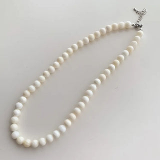 Pastel Round Gemstone Necklace Collection