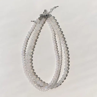 Pastel Round Gemstone Necklace Collection