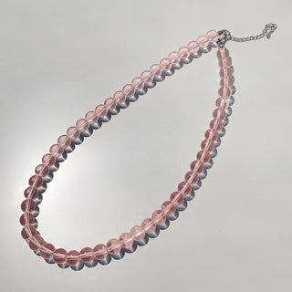 Pastel Round Gemstone Necklace Collection