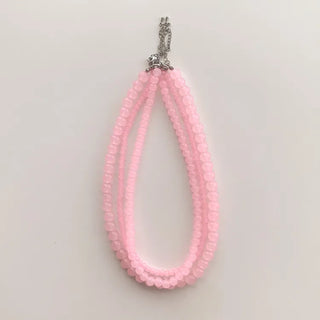Pastel Round Gemstone Necklace Collection