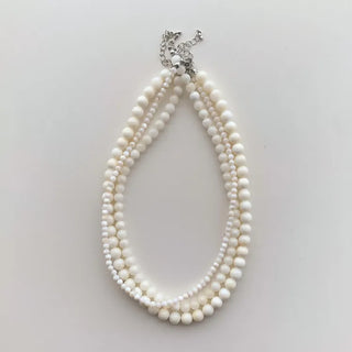 Pastel Round Gemstone Necklace Collection