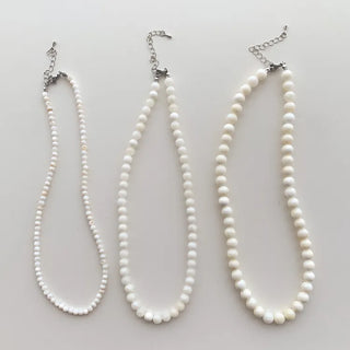 Pastel Round Gemstone Necklace Collection