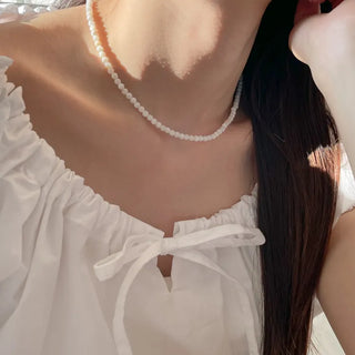 Pastel Round Gemstone Necklace Collection
