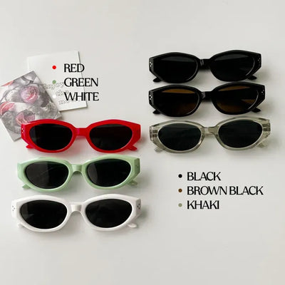 Silver U-Line Cat's Eye UV400 Sunglasses