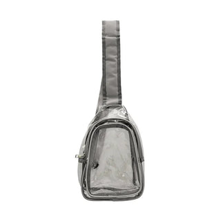 Kazumi Transparent Waterproof PVC Crossbody Bag