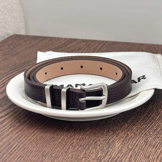 Silver Hills Two-Line Daily Leather Belt