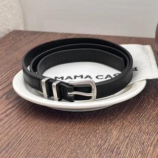 Silver Hills Two-Line Daily Leather Belt