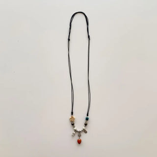 Amekaji Vintage Gemstone Knot Necklace Collection