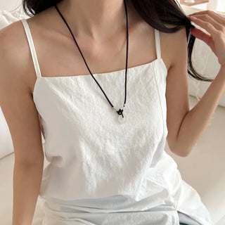 Amekaji Vintage Gemstone Knot Necklace Collection
