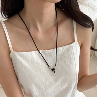 Amekaji Vintage Gemstone Knot Necklace Collection